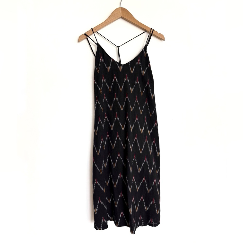 Loft | Strappy Women's Sundress Black w/ Pattern - Women's Size 10 (NWT)